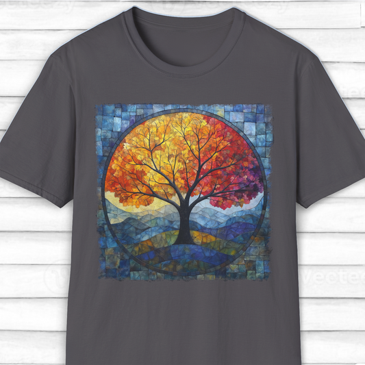 Mosaic Tree Of Life T-Shirt