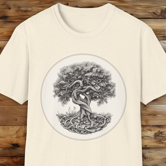 Tree of Unity Unisex Softstyle T-Shirt For Nature Lovers