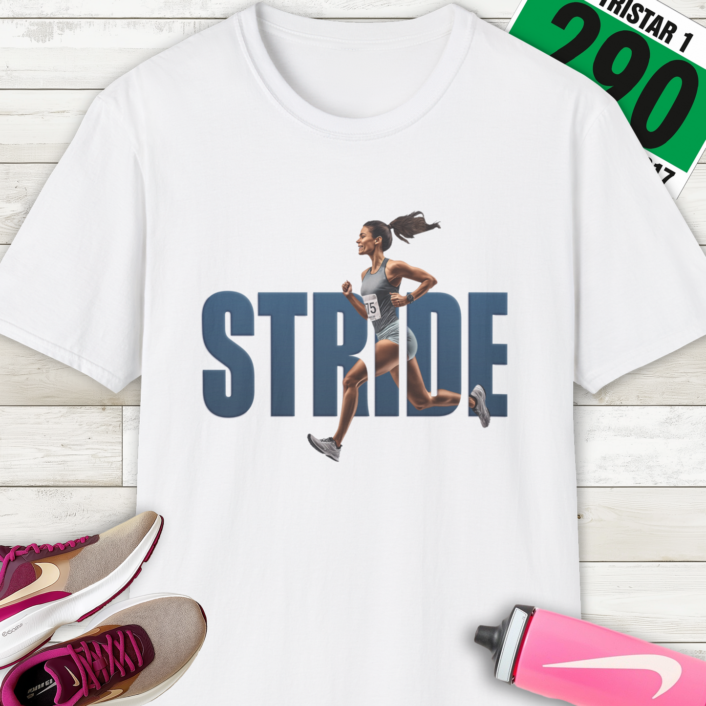 Stride Runner Unisex Softstyle T-Shirt