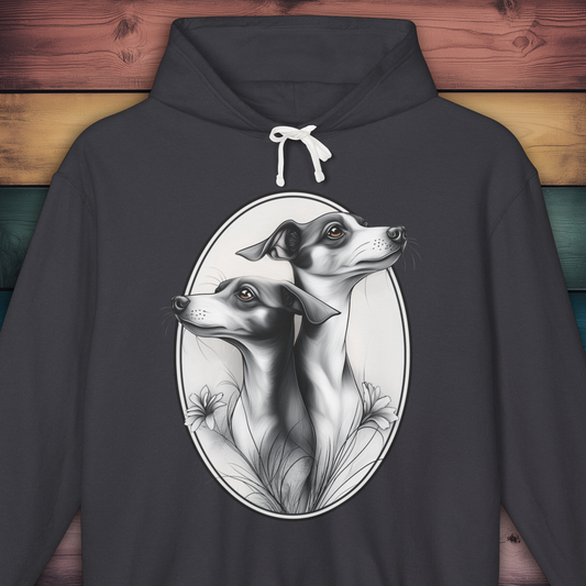 Whippet Elegance Hoodie
