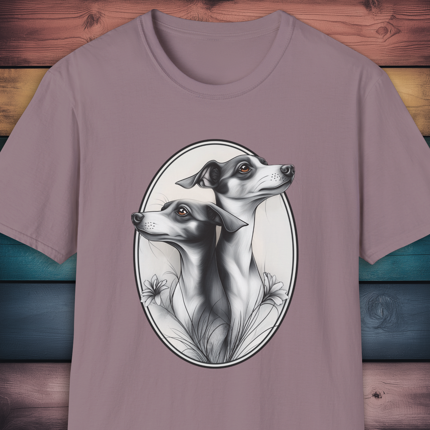 Whippet Elegance T Shirt