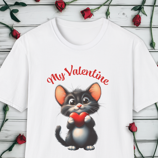 My Valentine T-Shirt, Valentine's Day Pussy Cat