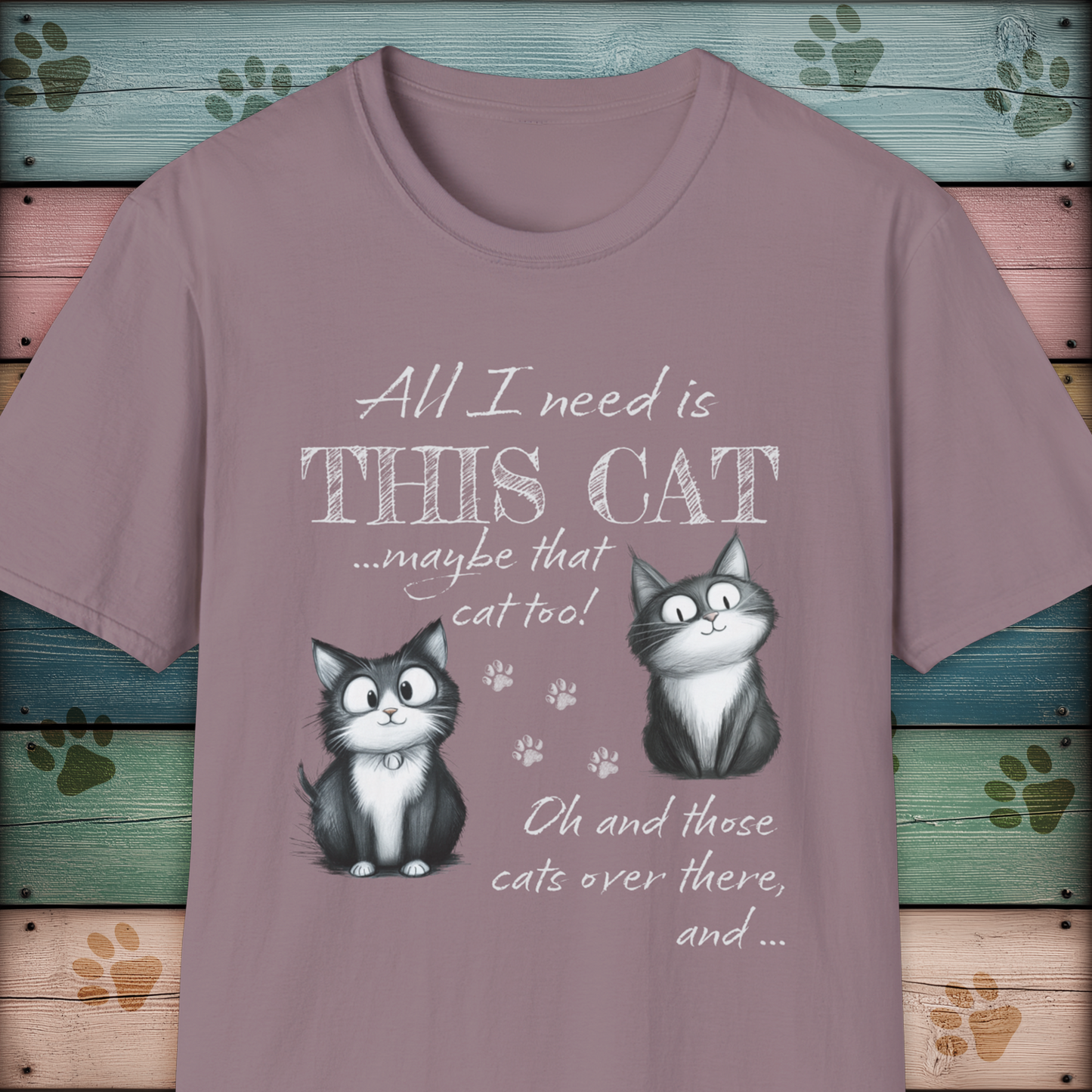 Cat Lover's Funny Animal T Shirt
