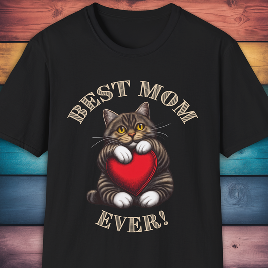 Best Mom Ever Cat T-Shirt