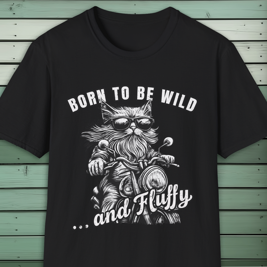 Born to Be Wild and Fluffy Cat Biker