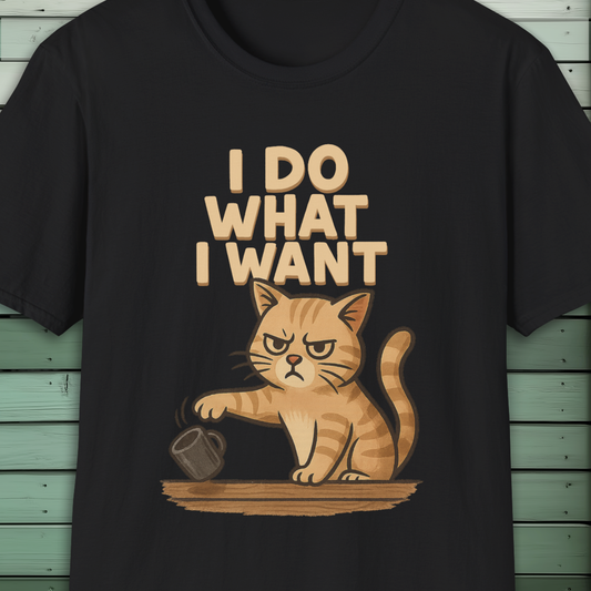 I Do What I Want Cat T-Shirt – F Cat Attitude