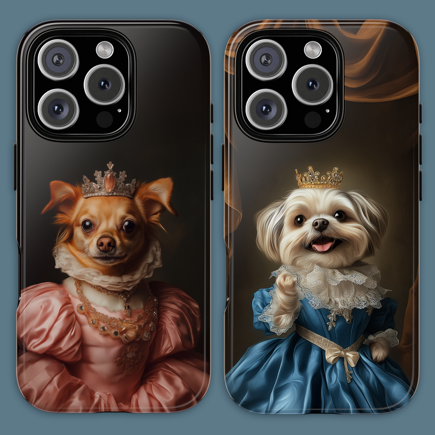 Custom Royal Dog Portrait Phone Case