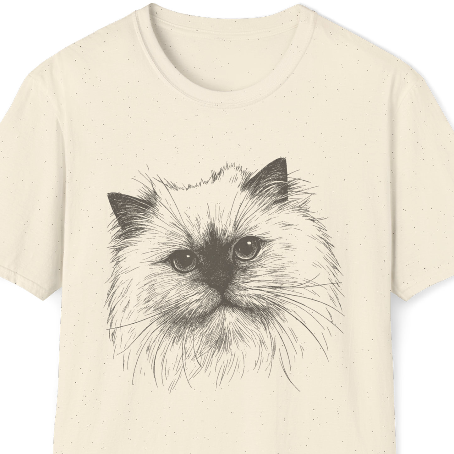 Ragdoll Cat Breed Illustration T-Shirt – Premium Cotton