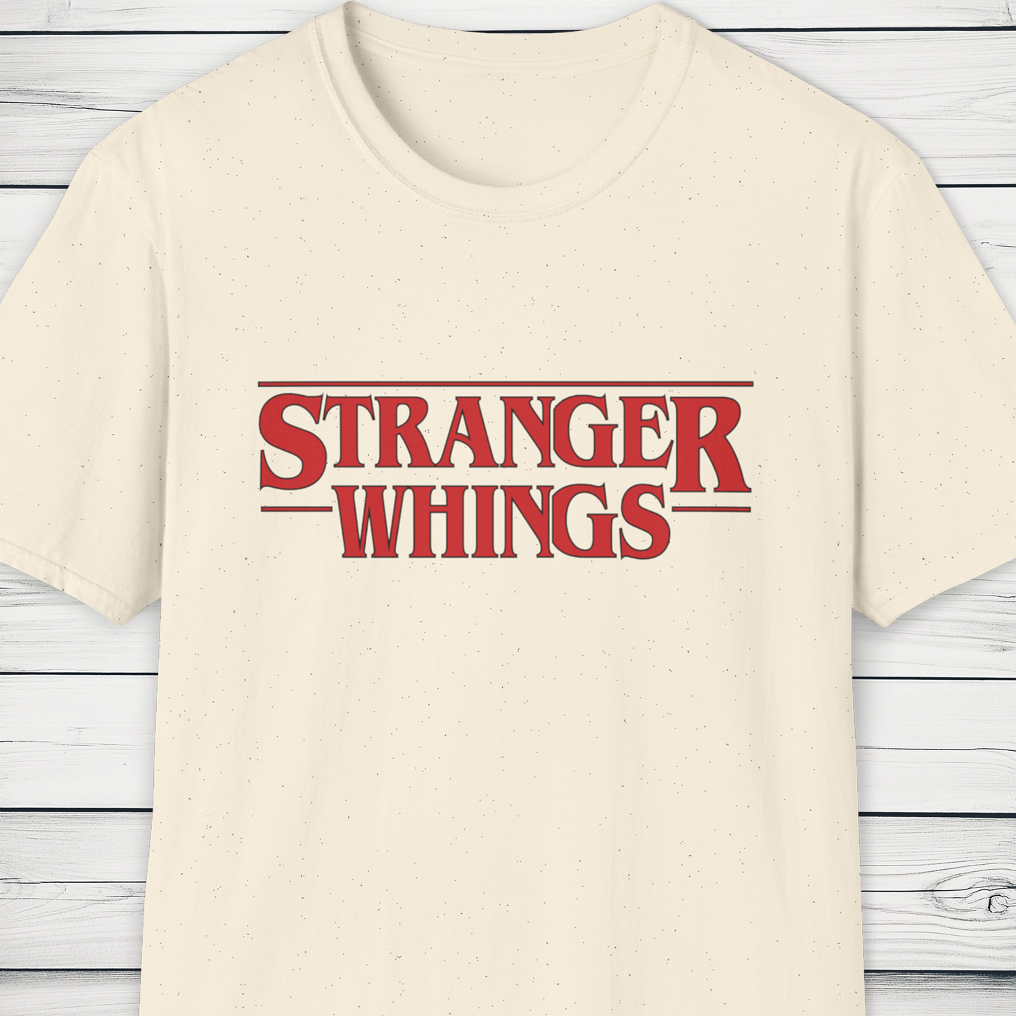 Stranger Whings T-Shirt Funny Parody Retro Horror Style Tee