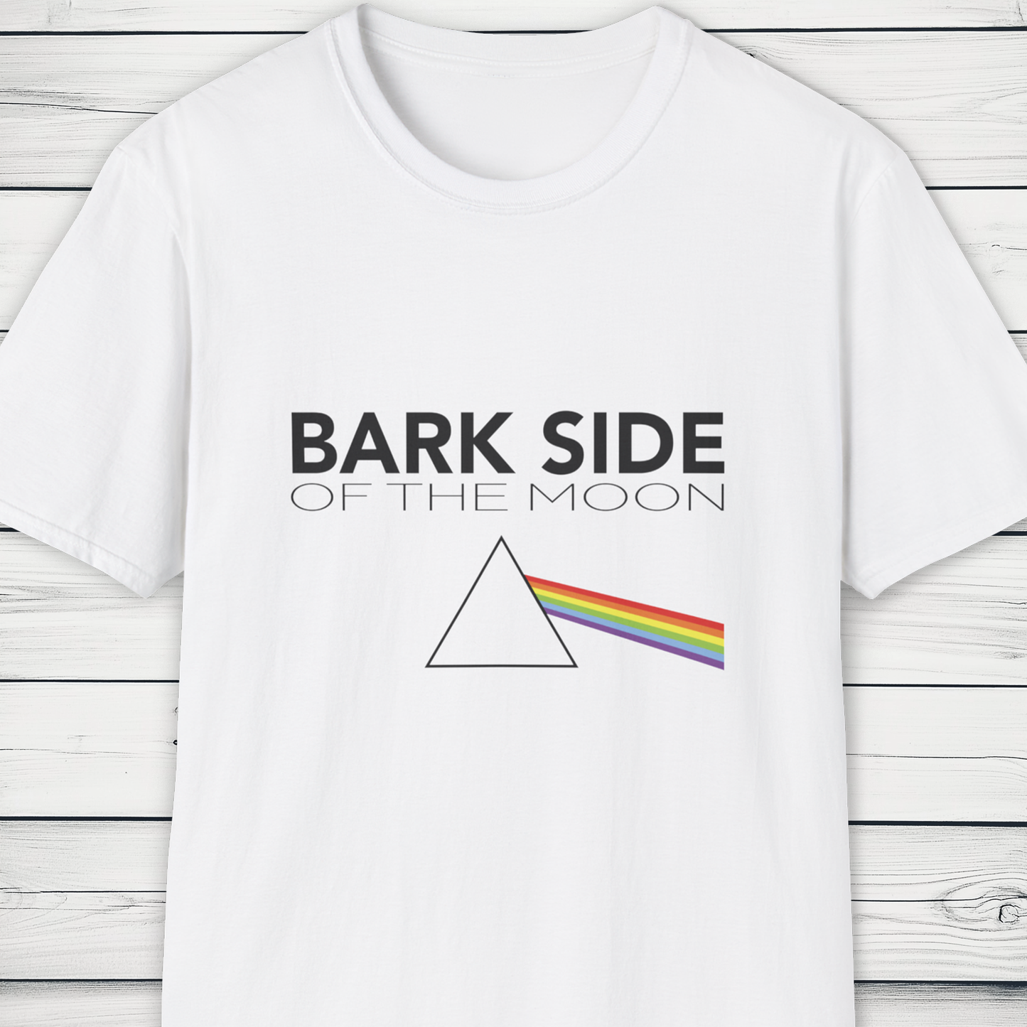 Bark Side of the Moon, Funny Dog Parody T-Shirt