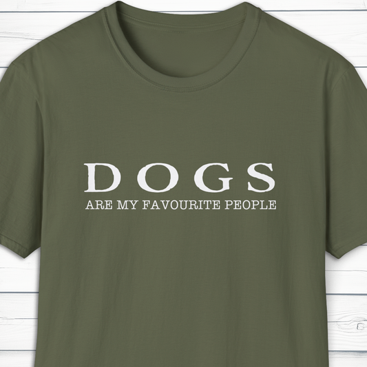 Dogs Are My Favourite People T Shirt