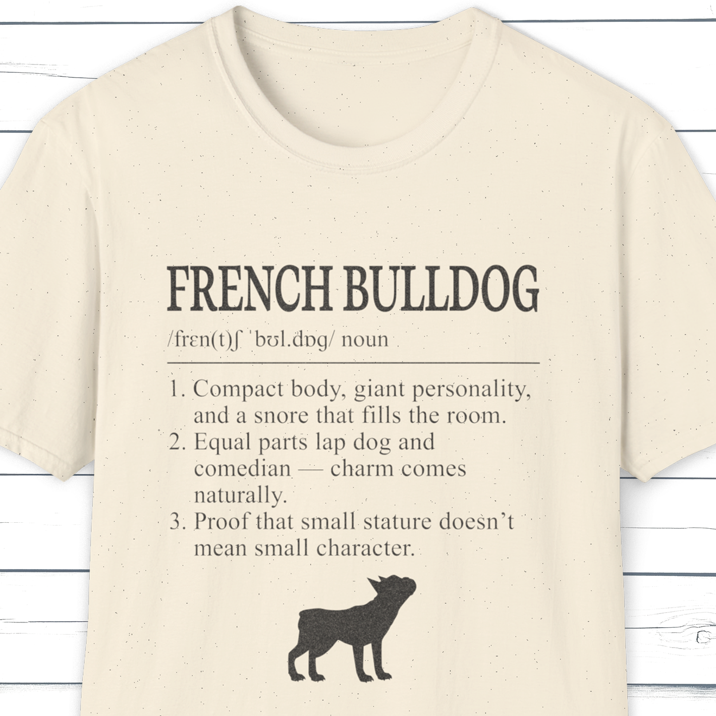 French Bulldog Definition T-Shirt – Dog Dictionary Tee