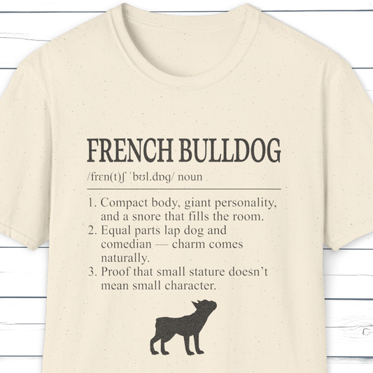 French Bulldog Definition T-Shirt – Dog Dictionary Tee