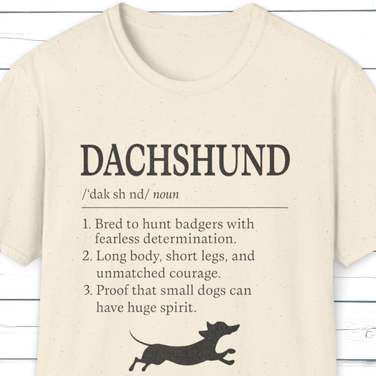 Dachshund Definition T-Shirt Dictionary Dogs Collection