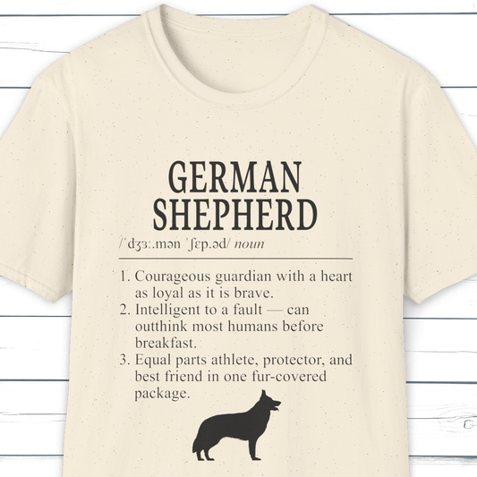 German Shepherd Definition T-Shirt – Dictionary Dogs Collection