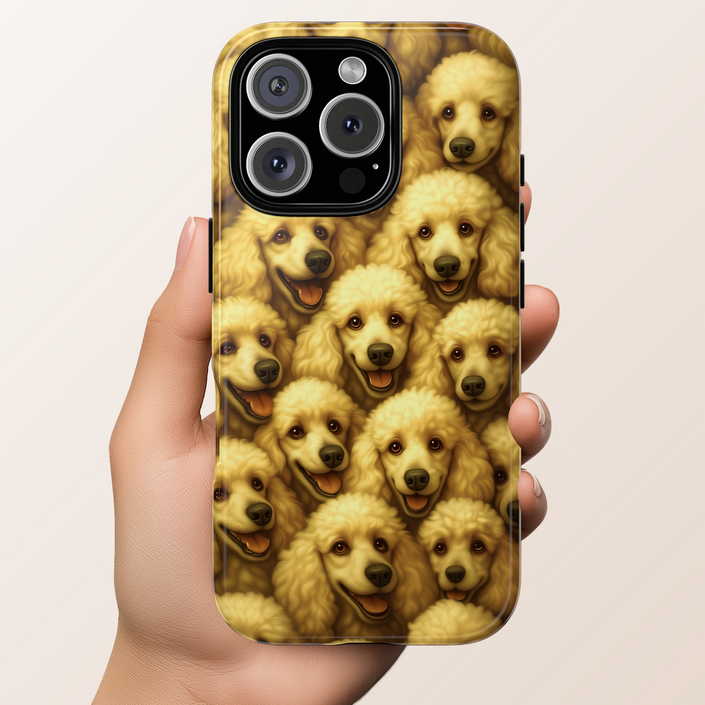 Poodle Phone Case – Elegant and Charming Dog Design