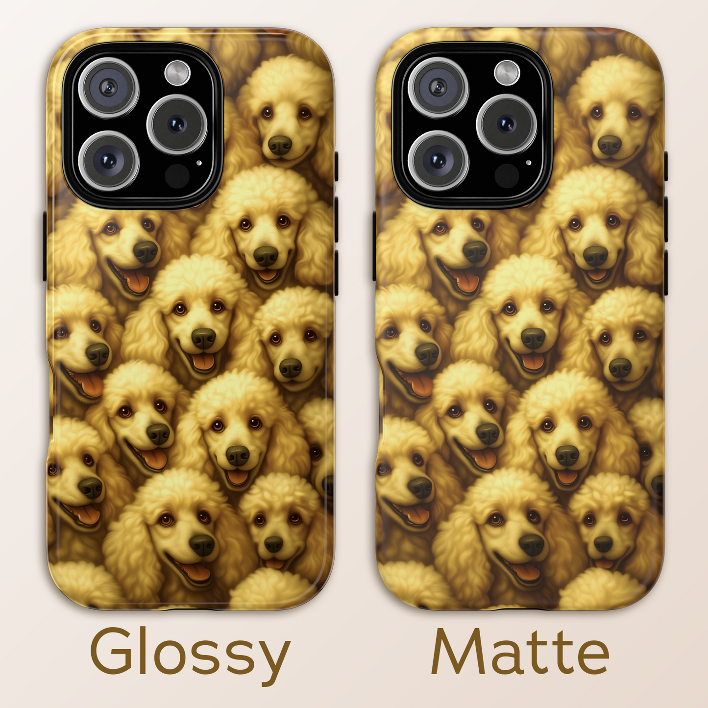 Poodle Phone Case – Elegant and Charming Dog Design