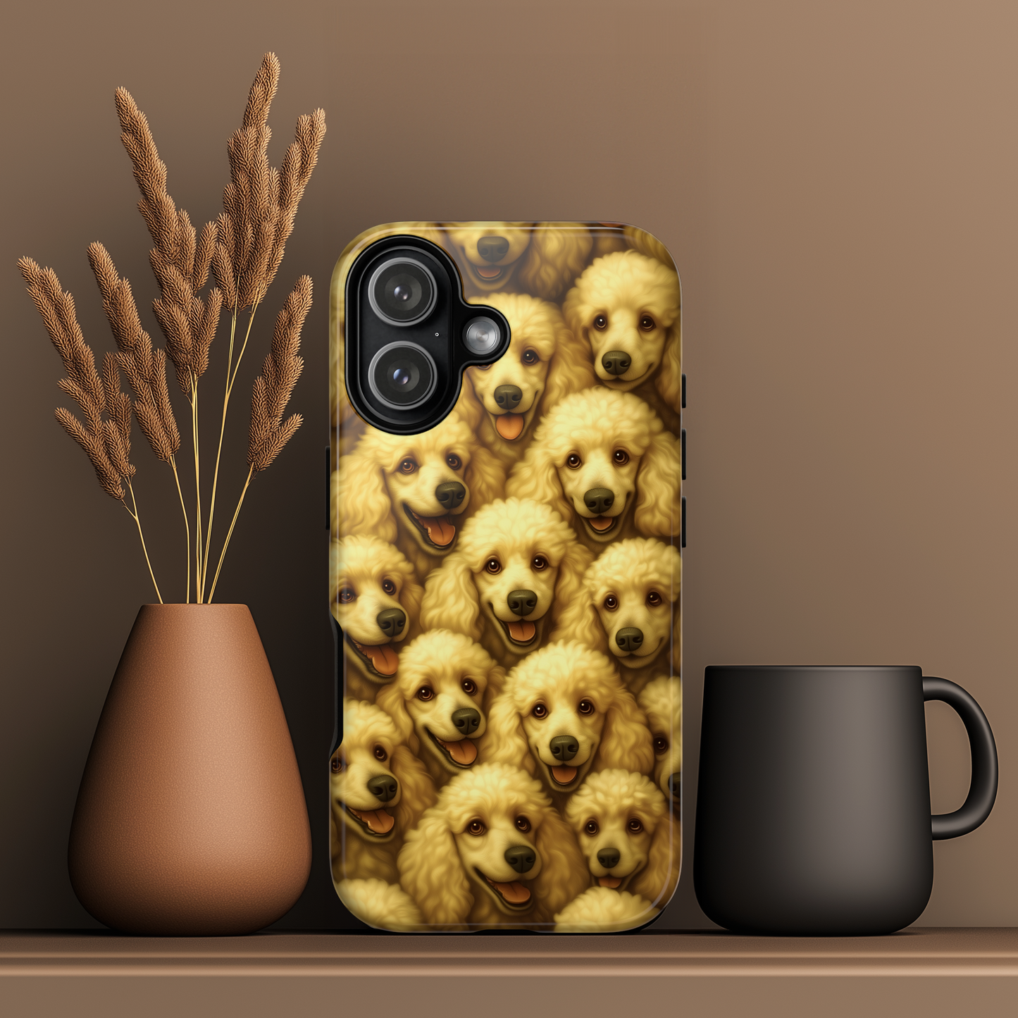 Poodle Phone Case – Elegant and Charming Dog Design
