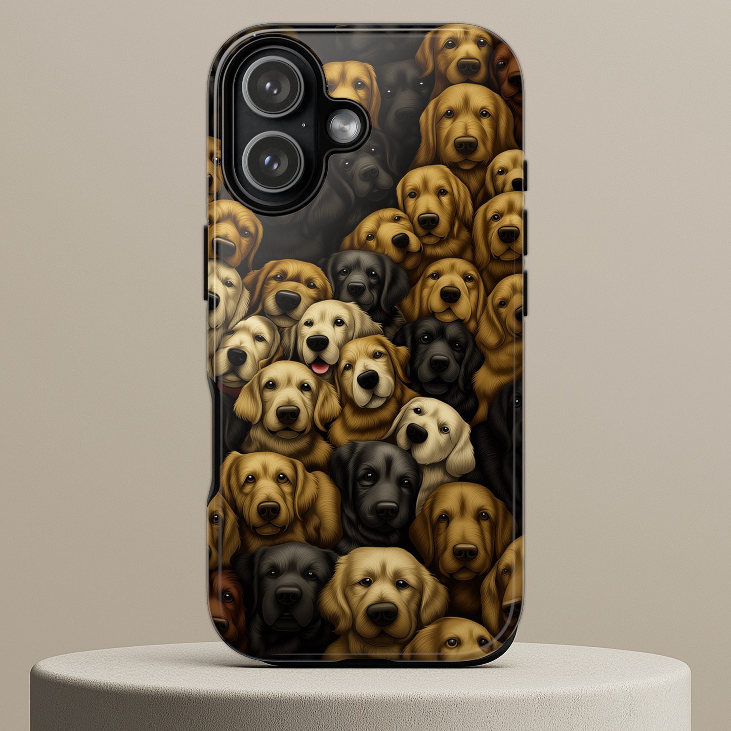 Retriever Pack Phone Case - Golden & Labrador Dog Lover Gift