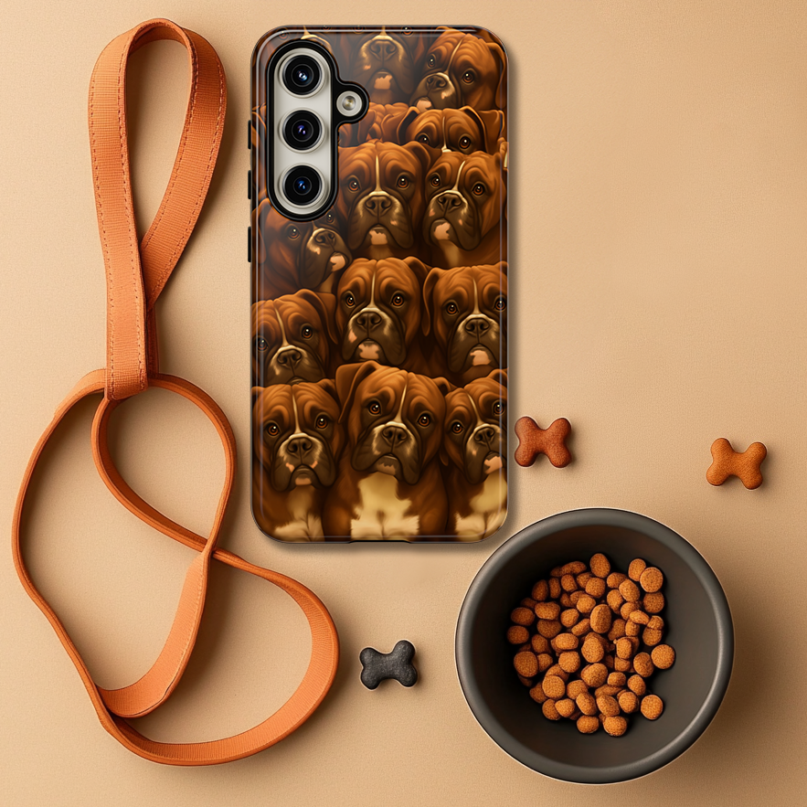 Boxer Dog Portrait Phone Case - Dog Lover Gift