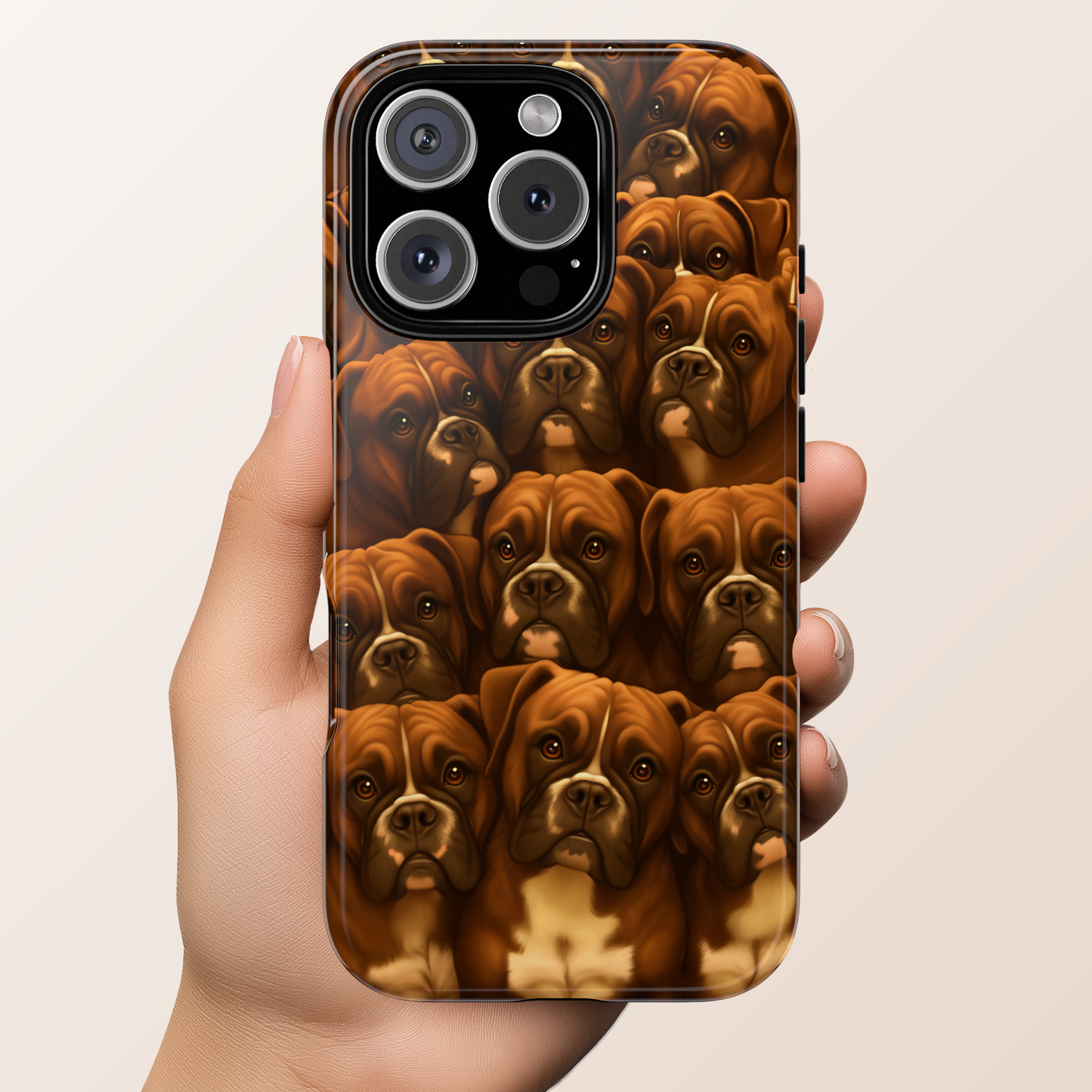Boxer Dog Portrait Phone Case - Dog Lover Gift