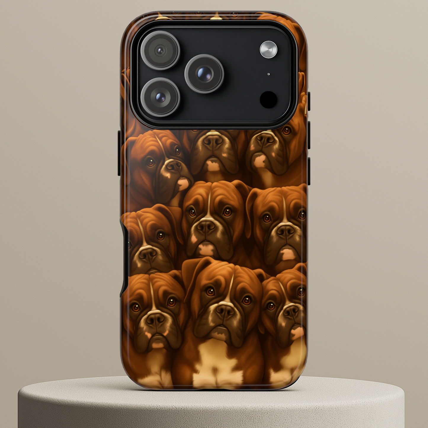 Boxer Dog Portrait Phone Case - Dog Lover Gift