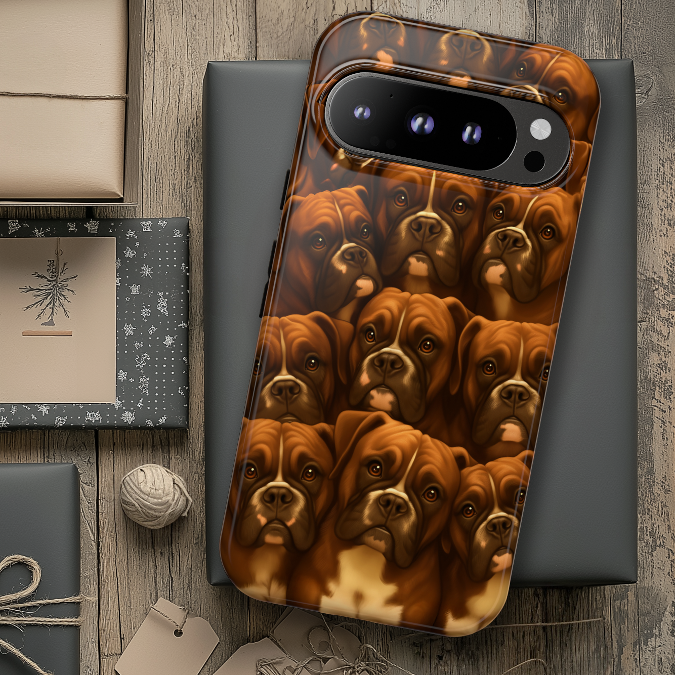 Boxer Dog Portrait Phone Case - Dog Lover Gift
