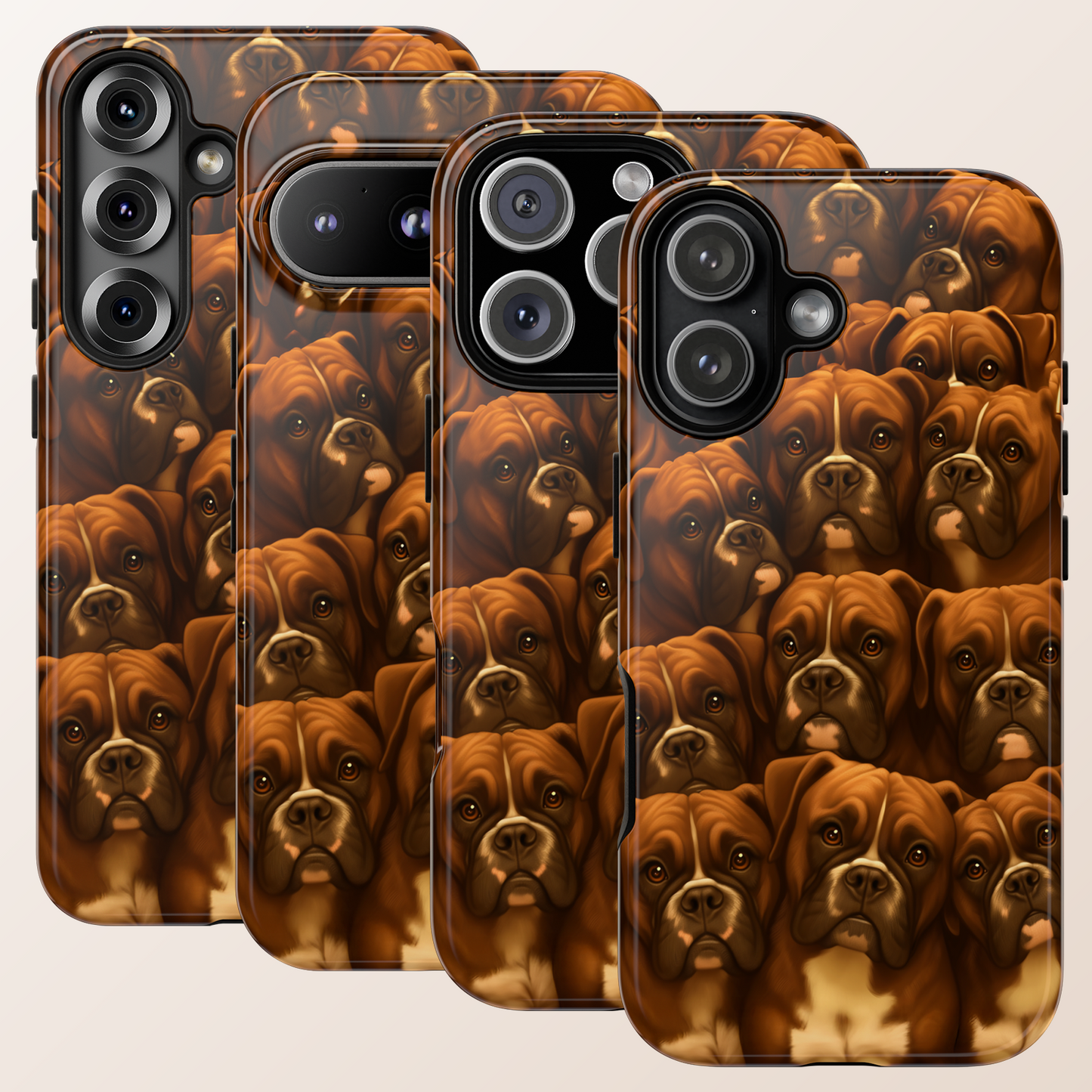 Boxer Dog Portrait Phone Case - Dog Lover Gift