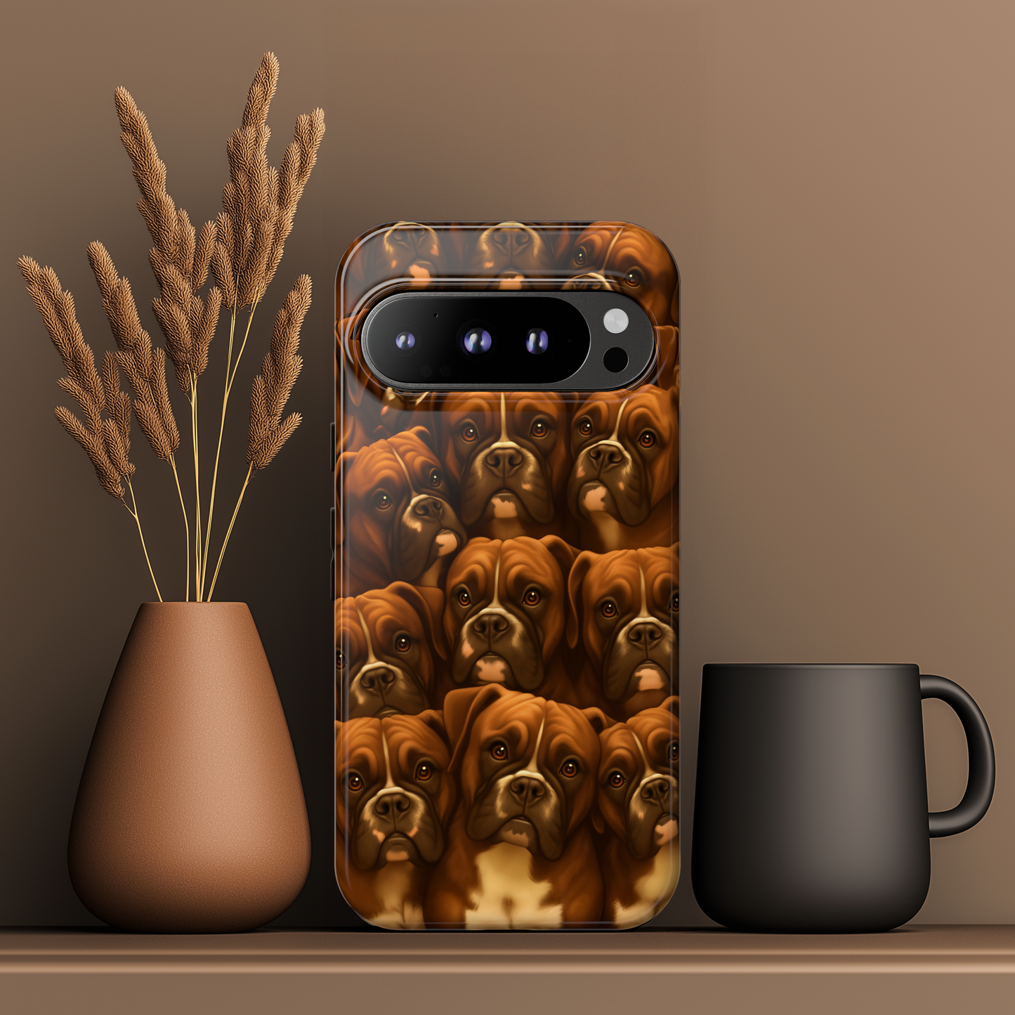 Boxer Dog Portrait Phone Case - Dog Lover Gift