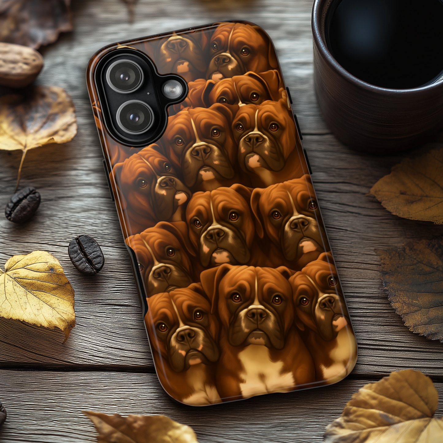 Boxer Dog Portrait Phone Case - Dog Lover Gift