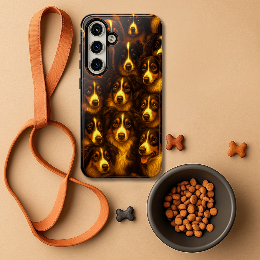 Australian Shepherd Dog Portrait Phone Case - Dog Lover Gift