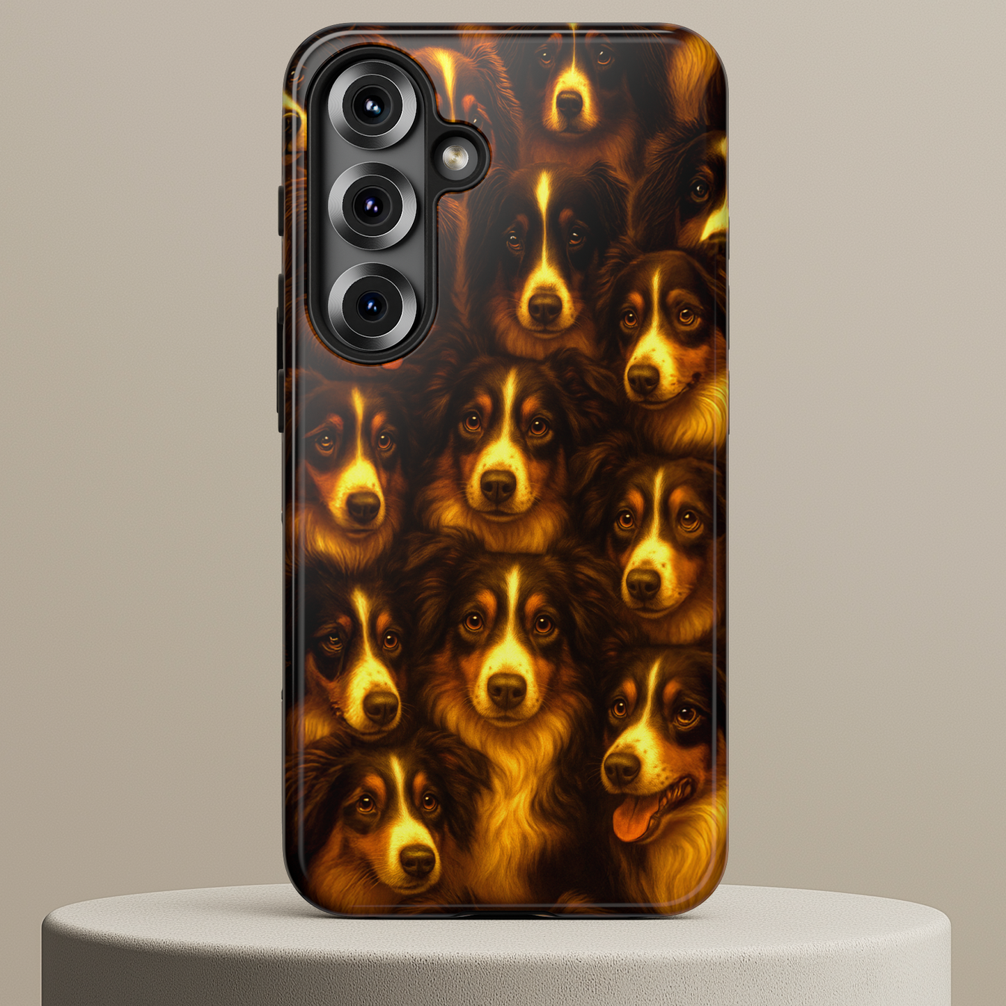 Australian Shepherd Dog Portrait Phone Case - Dog Lover Gift