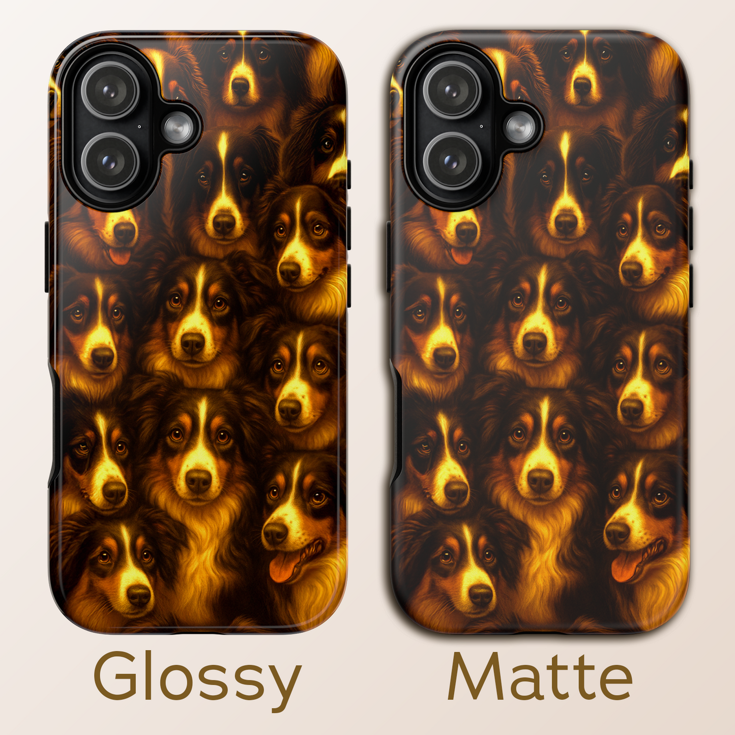 Australian Shepherd Dog Portrait Phone Case - Dog Lover Gift