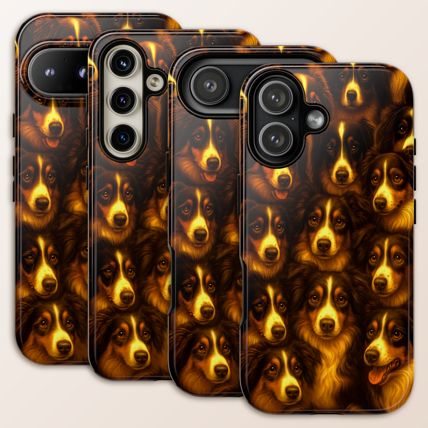 Australian Shepherd Dog Portrait Phone Case - Dog Lover Gift