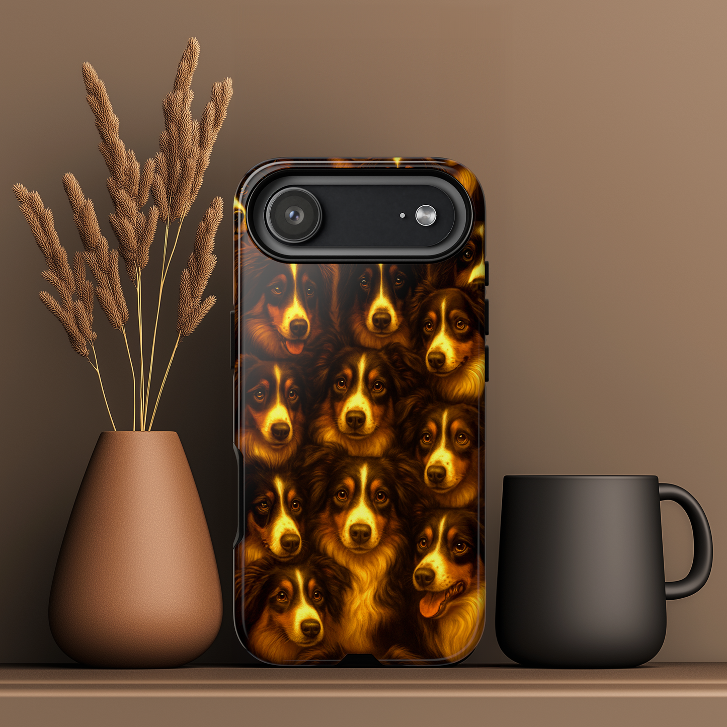 Australian Shepherd Dog Portrait Phone Case - Dog Lover Gift