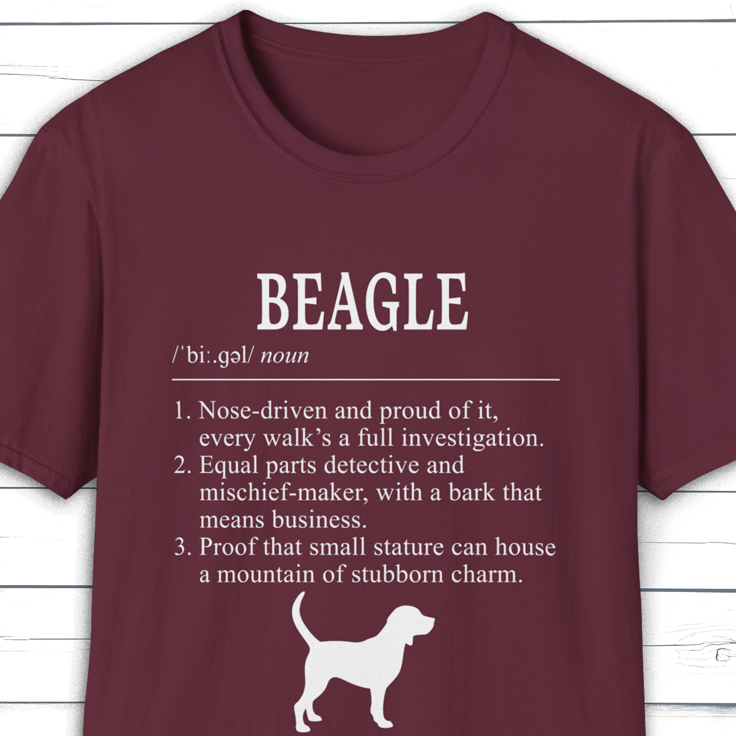 Beagle Definition T-Shirt Dictionary Dogs Collection