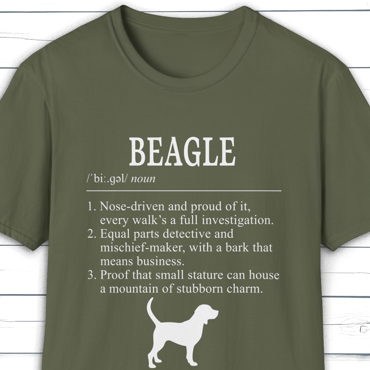 Beagle Definition T-Shirt Dictionary Dogs Collection