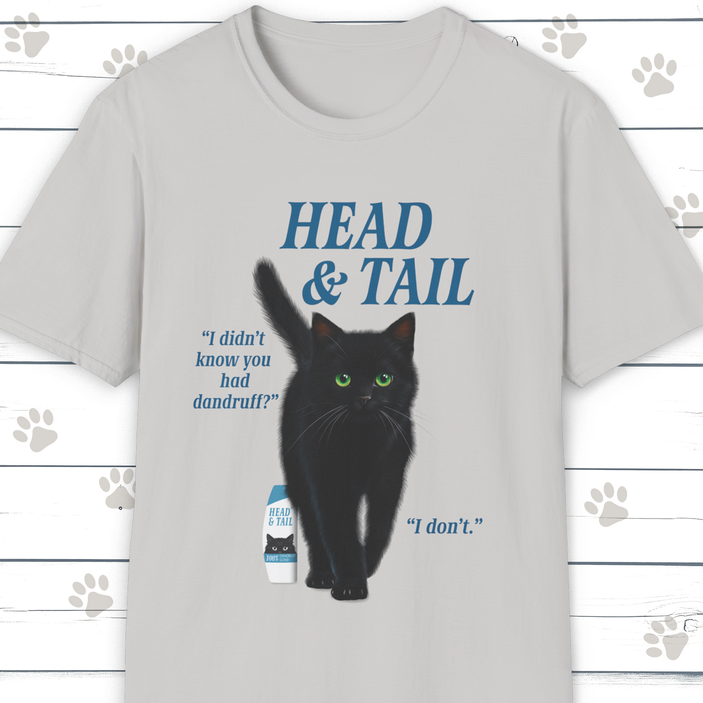 Head & Tail Cat Parody T-Shirt