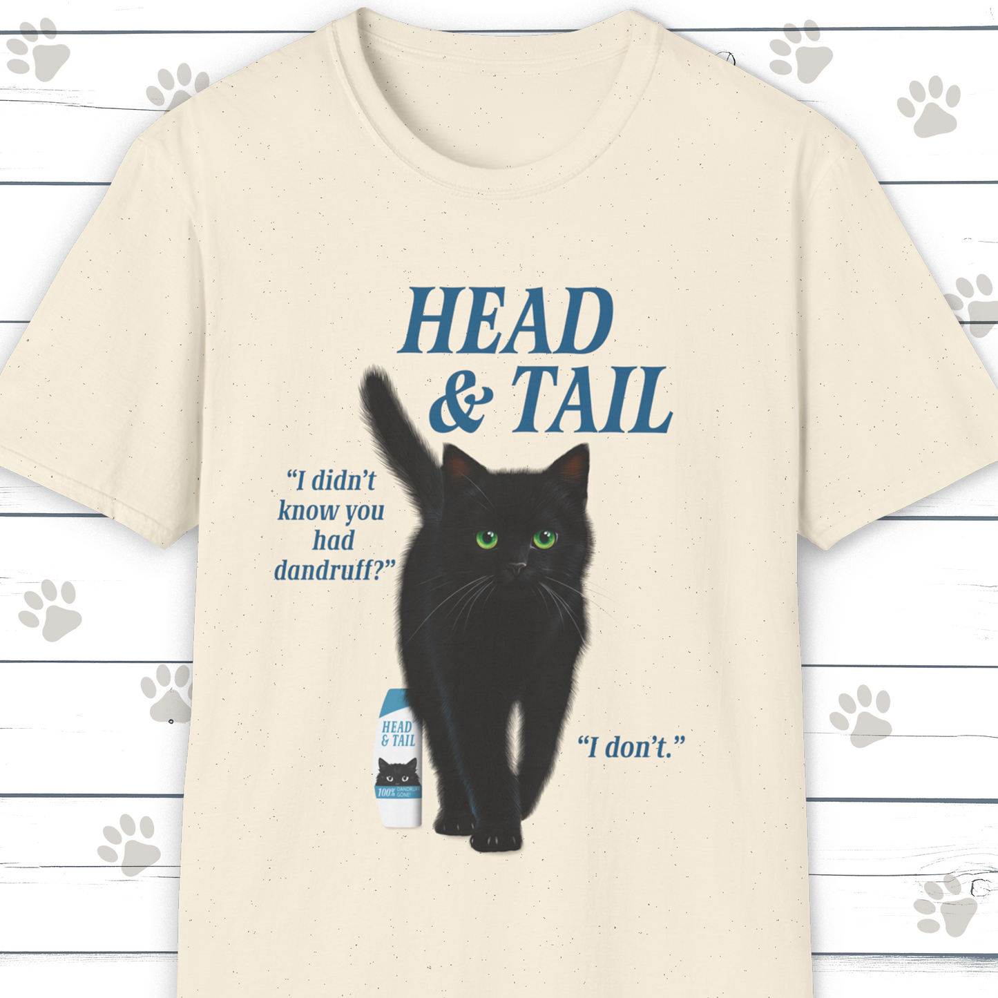 Head & Tail Cat Parody T-Shirt