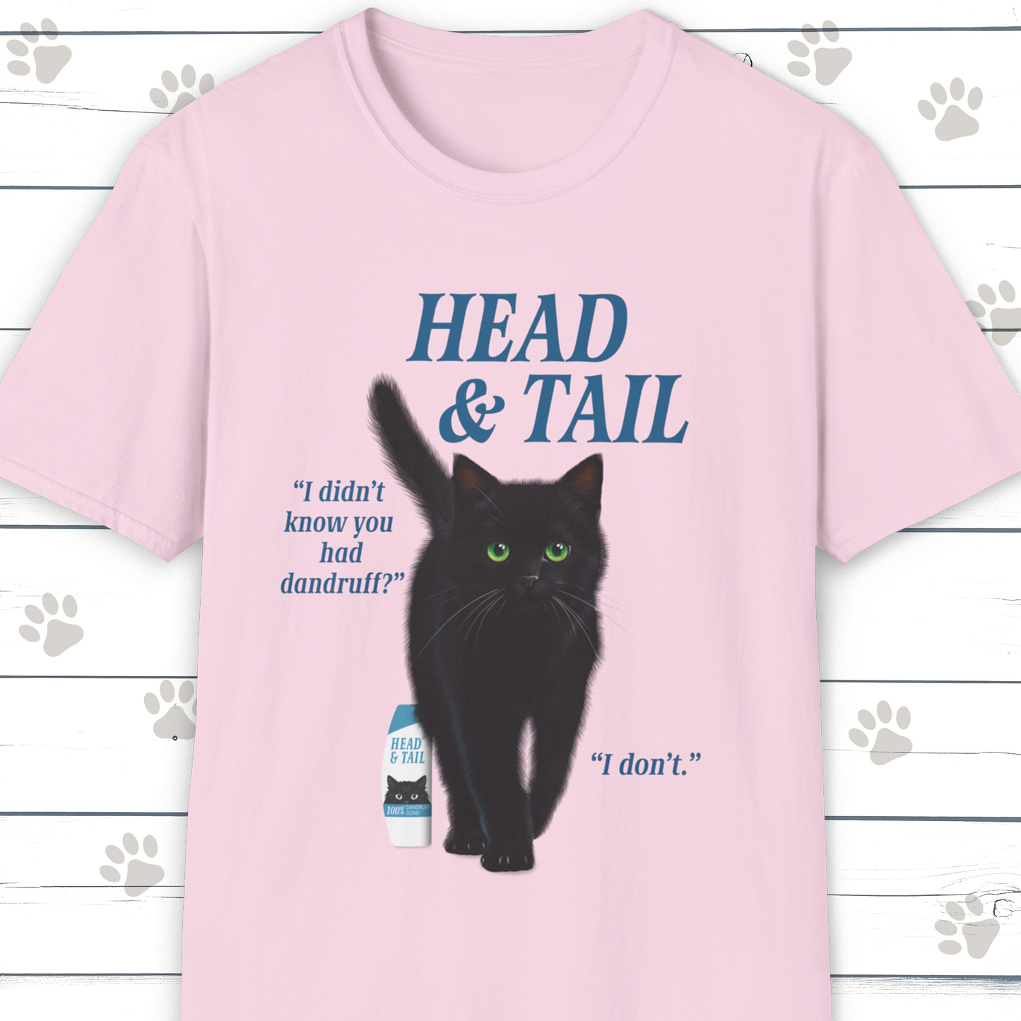 Head & Tail Cat Parody T-Shirt