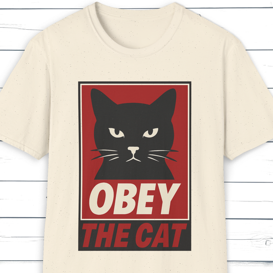 OBEY The Cat Parody T-Shirt