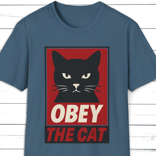 OBEY The Cat Parody T-Shirt