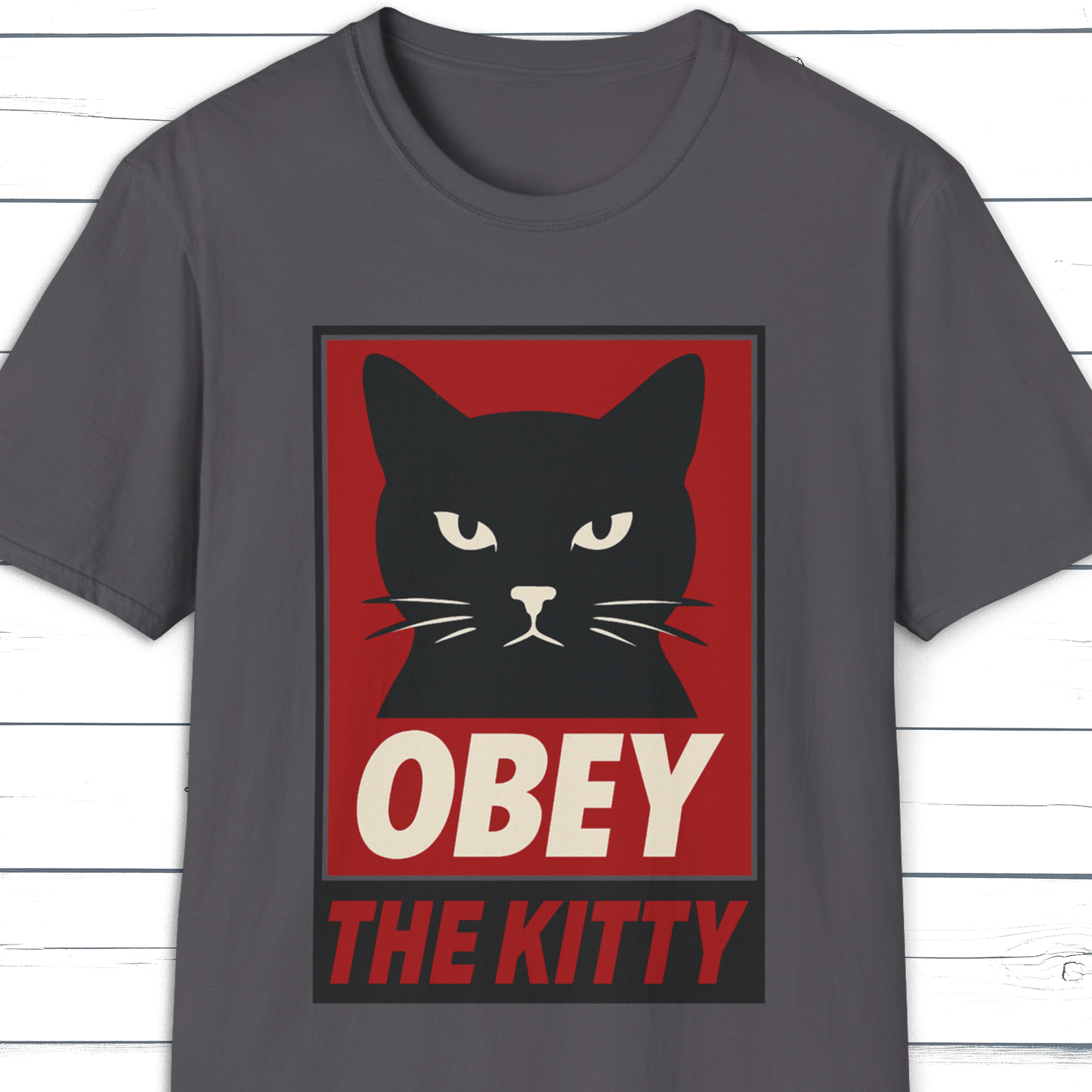 OBEY The Kitty Parody T-Shirt