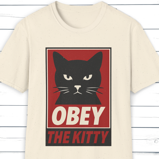 OBEY The Kitty Parody T-Shirt