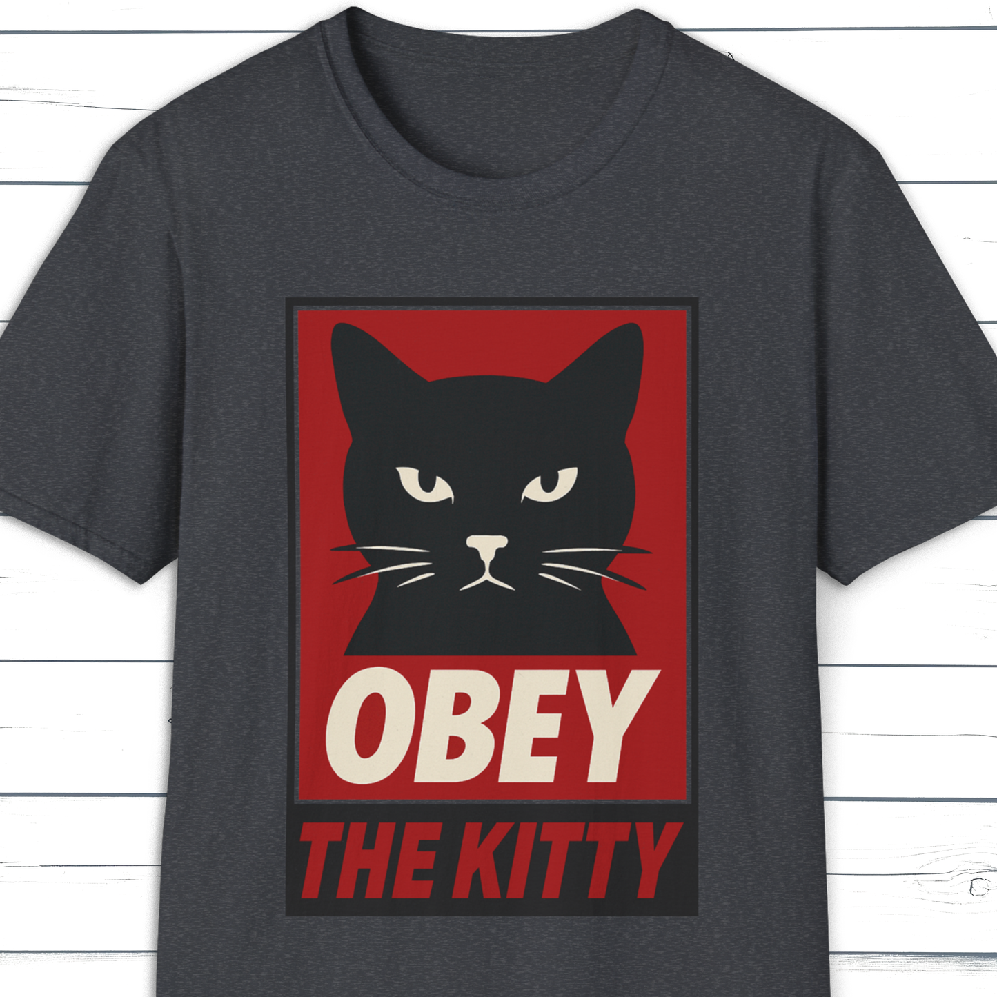 OBEY The Kitty Parody T-Shirt