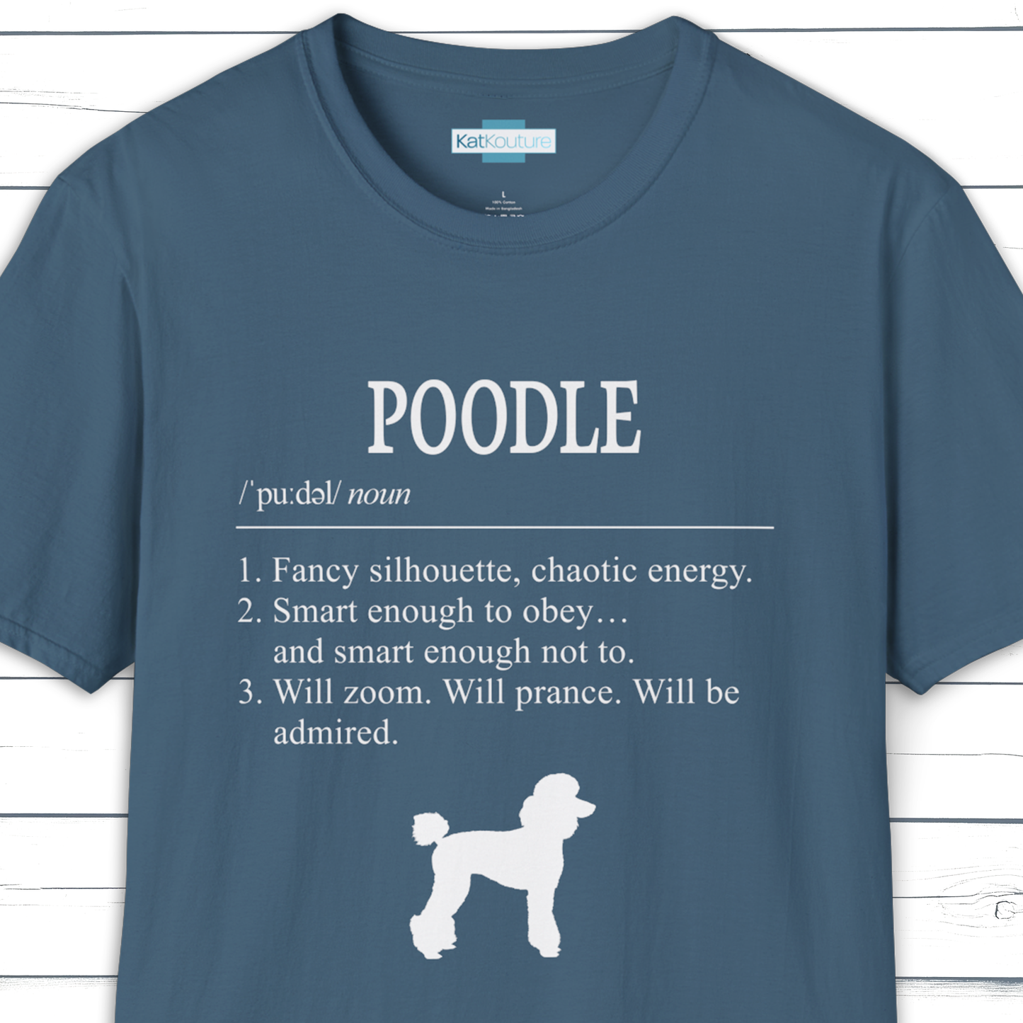 Poodle Definition T-Shirt Dictionary Dogs Collection