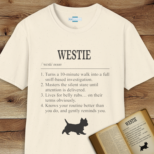 Westie Definition T-Shirt Dictionary Dogs Collection