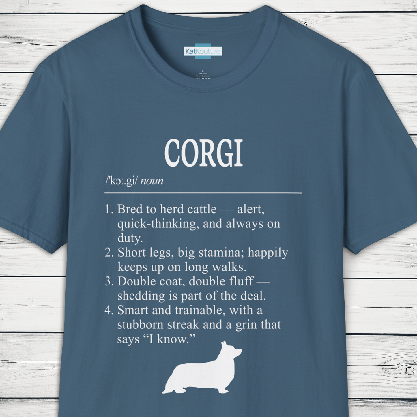 Corgi Definition T-Shirt Dictionary Dogs Collection