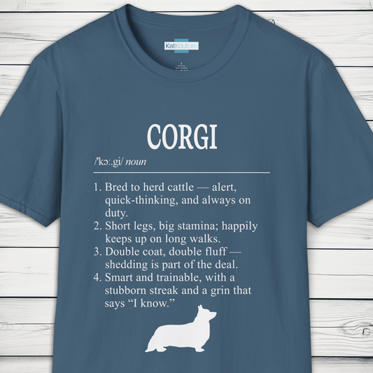 Corgi Definition T-Shirt Dictionary Dogs Collection
