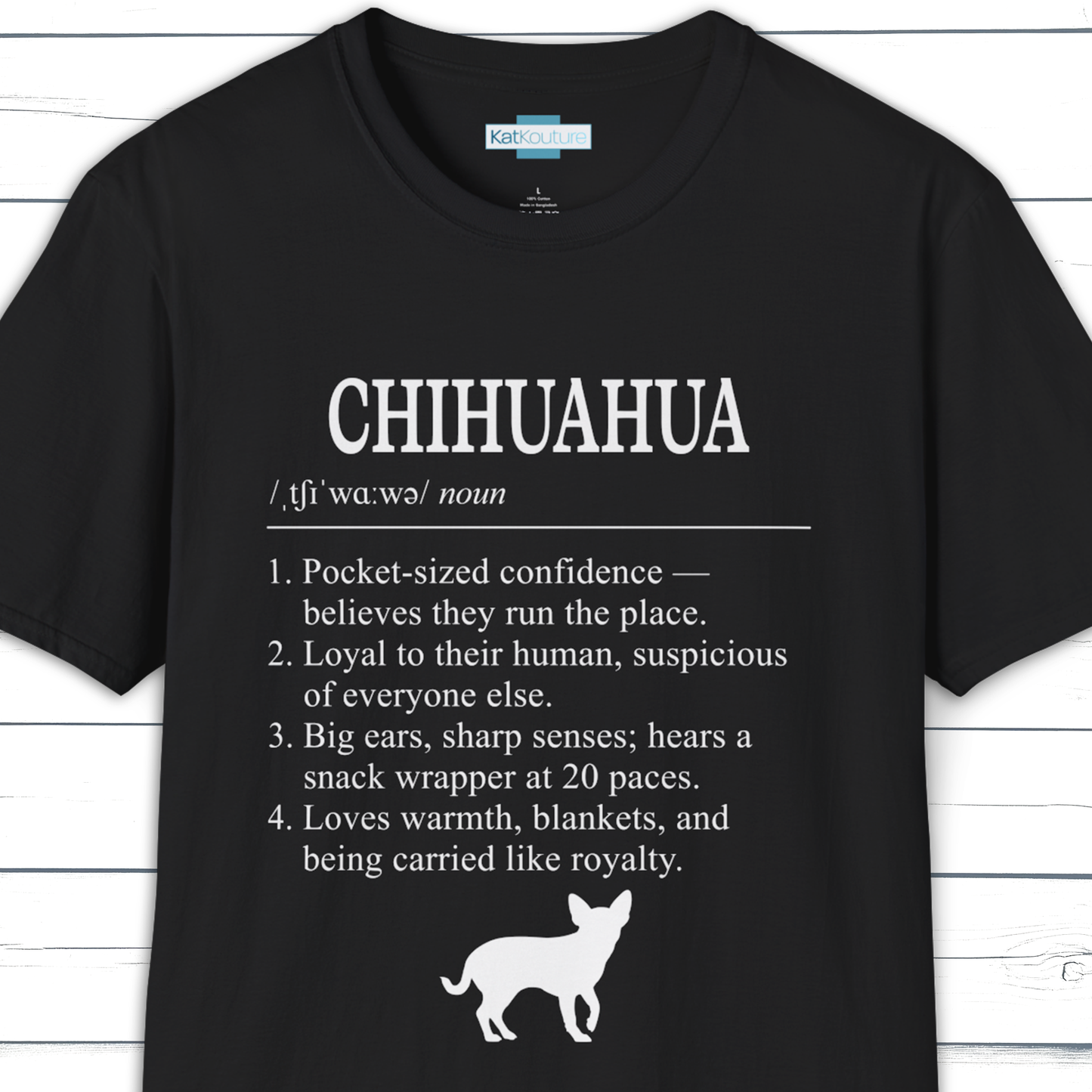 Chihuahua Definition T-Shirt Dictionary Dogs Collection